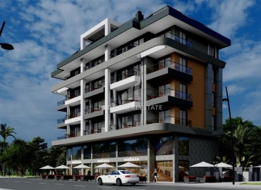 New investment project in installments, 100 meters from the sea, in the center of the prestigious Kargicak area, Alanya, 61-149 m2 ID-13011 фото-2