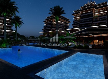 A profitable investment project in installments, on the first coastline, in the center of the prestigious Kargicak area, Alanya, 58-121 m2 13012 ID-13012 фото-15