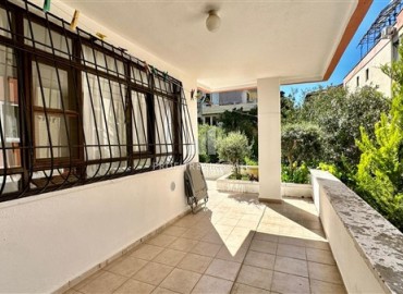 Furnished duplex apartment 2 + 1, 110m², with access to the garden in the center of Alanya, in Kale with stunning views ID-13047 фото-6