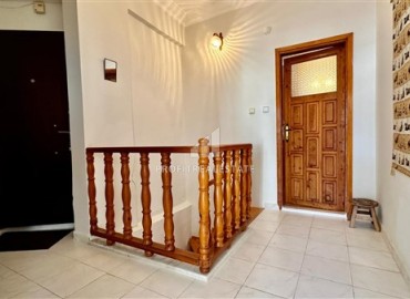Furnished duplex apartment 2 + 1, 110m², with access to the garden in the center of Alanya, in Kale with stunning views ID-13047 фото-11
