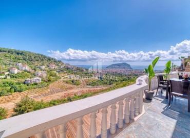 Two-storey villa with three bedrooms and a designer interior, in a picturesque location at the foot of the mountains, Tepe, Alanya, 145 m2 ID-13055 фото-26