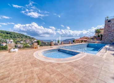 Two-storey villa with three bedrooms and a designer interior, in a picturesque location at the foot of the mountains, Tepe, Alanya, 145 m2 ID-13055 фото-30