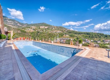 Two-storey villa with three bedrooms and a designer interior, in a picturesque location at the foot of the mountains, Tepe, Alanya, 145 m2 ID-13055 фото-33