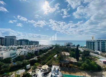 New two bedroom penthouse 130 m2, unfurnished, with panoramic sea views, 300 meters from the beach, Kargicak, Alanya ID-13063 фото-8