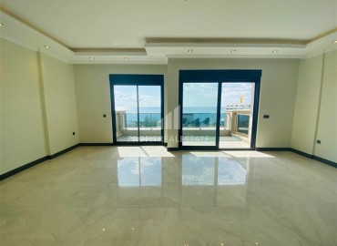 Новый трехкомнатный пентхаус 130 м2, без мебели, с панорамным видом на море, в 300 метрах от пляжа, Каргыджак, Аланья ID-13063 фото-10