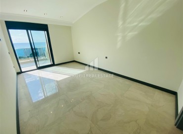 Новый трехкомнатный пентхаус 130 м2, без мебели, с панорамным видом на море, в 300 метрах от пляжа, Каргыджак, Аланья ID-13063 фото-18