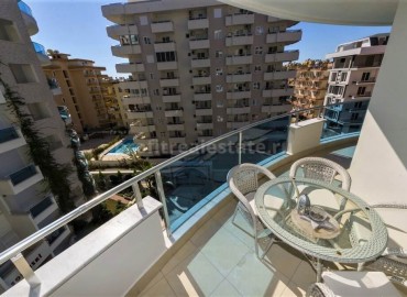 Two-level apartment with a beautiful sea view and with spacious layout in Avsallar region ID-1526 фото-3