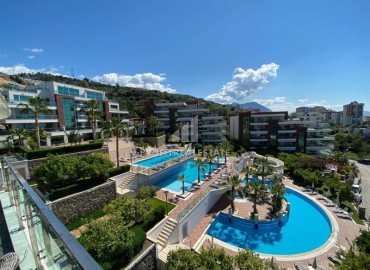 Bright furnished apartment 2 + 1, 130 m2, with a large terrace and sea views in Cikcilli, Alanya ID-12200 фото-15