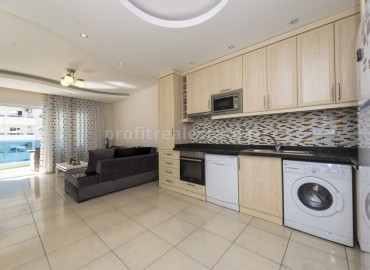 Two-level apartment with a beautiful sea view and with spacious layout in Avsallar region ID-1526 фото-33