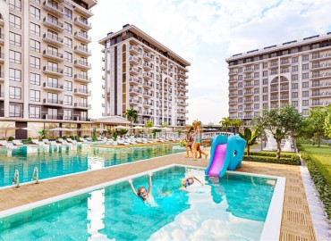 One-bedroom apartment in installments, in a residential residence with hotel facilities, in Demirtas, Alanya, 52 m2 ID-13112 фото-2