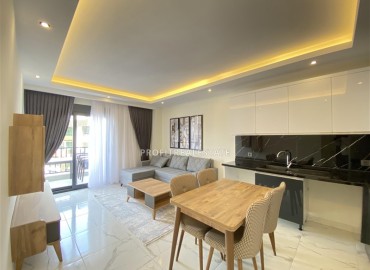 Stylish furnished two bedroom apartment 87 m2, in a new residential residence, Oba, Alanya ID-13116 фото-6