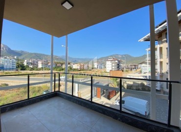 Bright two bedroom apartment in a new building, 82 m2, unfurnished, in a residence with facilities in Oba, Alanya ID-13117 фото-16