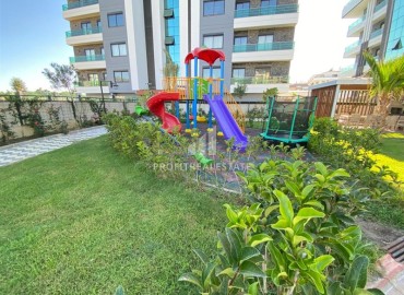 Bright two bedroom apartment in a new building, 82 m2, unfurnished, in a residence with facilities in Oba, Alanya ID-13117 фото-20