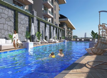 Стартовые цены нового инвестиционного проекта премиум класса в Конаклы, Алания, 1000м от моря ID-13139 фото-7