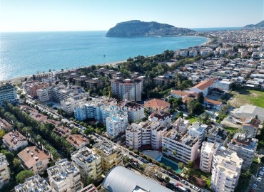 Center of Alanya: two bedroom furnished apartment, 110m², in a residence with swimming pool, 200m from the sea ID-13147 фото-20