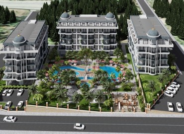 Starting prices: apartment, 45-113m², in a residence at the planning stage in Oba, 1900m from the sea ID-13148 фото-1
