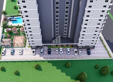Инвестиционный проект премиум класса: квартиры 1+1, 2+1, 65-95м² в районе Мерсина - Арпачбахшиш. ID-13146 фото-6