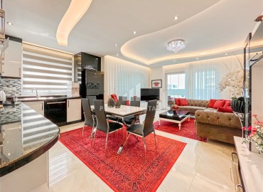 Elegant furnished two-bedroom apartment, 119m², in a luxury residence in Mahmutlar, Alanya ID-13160 фото-2