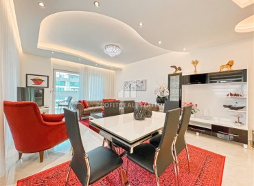 Elegant furnished two-bedroom apartment, 119m², in a luxury residence in Mahmutlar, Alanya ID-13160 фото-4
