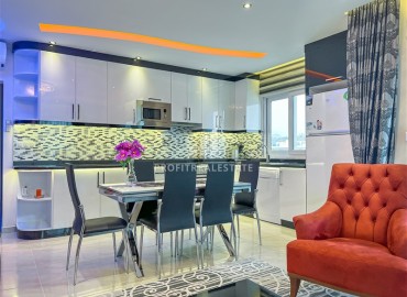 Elegant furnished two-bedroom apartment, 119m², in a luxury residence in Mahmutlar, Alanya ID-13160 фото-6