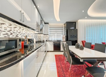 Elegant furnished two-bedroom apartment, 119m², in a luxury residence in Mahmutlar, Alanya ID-13160 фото-7