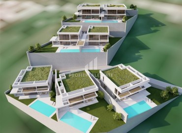 The project of a residence of luxury villas 4 + 1, 358m², in the central mountainous region of Alanya - Tepe, suitable for citizenship. ID-13161 фото-4