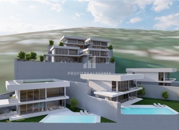 The project of a residence of luxury villas 4 + 1, 358m², in the central mountainous region of Alanya - Tepe, suitable for citizenship. ID-13161 фото-7