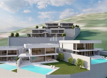 Проект комплекса элитных вилл 4+1, 358м², в центральном горном районе Алании – Тепе, подходит для гражданства. ID-13161 фото-8