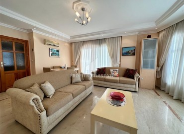 Ready to move in, two-bedroom apartment, 110m², in a residence with a swimming pool in Oba, Alanya ID-13162 фото-1