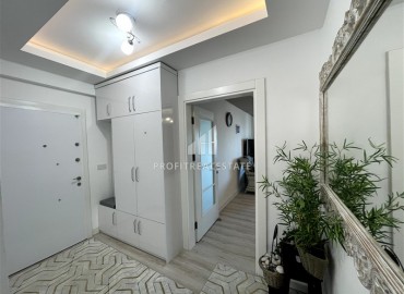 Удобная, готовая к проживанию трёхкомнатная квартира 120 м2, с застеклёнными балконами, в 350 метрах от моря, Махмутлар, Аланья ID-13200 фото-12
