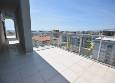 Five-room penthouse 235 m2, unfurnished, with sea views, 500 meters from the beach, Mahmutlar, Alanya ID-13201 фото-14
