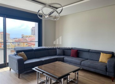 Stylish three bedroom apartment 160 m2, with separate kitchen, sea view, in the center of Alanya ID-12205 фото-2