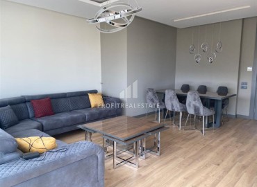 Stylish three bedroom apartment 160 m2, with separate kitchen, sea view, in the center of Alanya ID-12205 фото-3