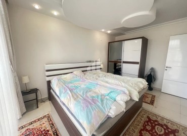 Меблированная трехкомнатная квартира 100 м2, с застекленным балконом, в 500 метрах от моря в Авсалларе, Аланья ID-13223 фото-6