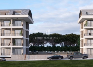 Новый инвестиционный проект в районе Алании – Оба, на начальном этапе строительства, квартиры 56-125м² ID-13251 фото-5