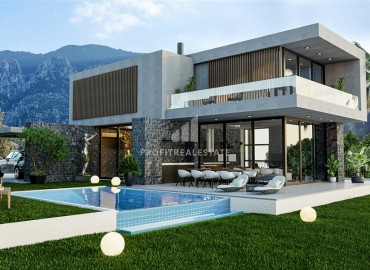 Двухэтажные виллы с бассейном на Северном Кипре. Новый инвестиционный проект в Лапте, Кирения, 245 м2 ID-13257 фото-1