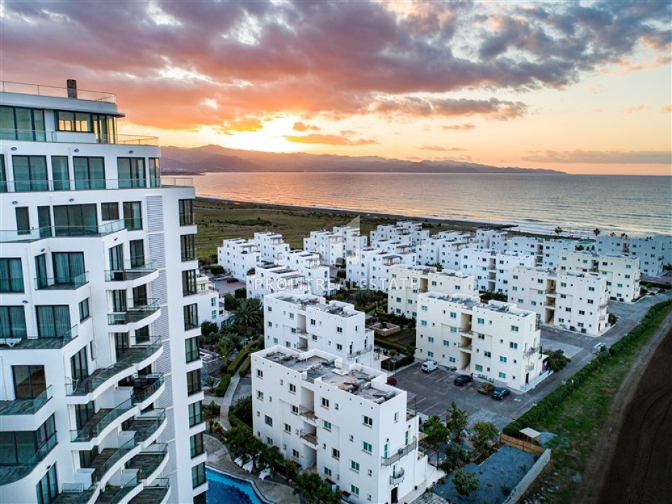 Апартаменты в элитной резиденции, в двух шагах от моря, Газиверен, Северный Кипр 64-156 м2 ID-13263 фото-1