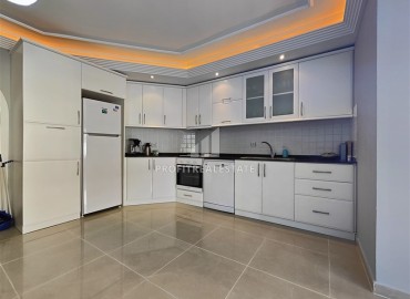 Bright two bedroom apartment 110 m2, with a modern interior, in a residence with facilities in Oba, Alanya ID-13266 фото-4