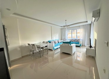 Элегантные меблированные двухкомнатные апартаменты 70 м2, в 200 метрах от моря, в Махмутларе, Аланья ID-13288 фото-3