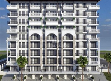 Апартаменты 1+1, 62,7м², в комфортабельной резиденции на этапе строительства в центре Алании, 600м от моря ID-13291 фото-1