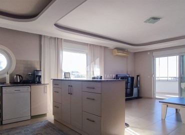 Готовая к проживанию, трехкомнатная квартира, 120м² с видом на море и крепость в районе Алании – Джикджилли ID-13294 фото-4