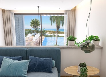 Новые апартаменты 1+1 на этапе строительства в 100 метрах от пляжа, Татлысу, Фамагуста, Северный Кипр, 66-118 м2 ID-13275 фото-18