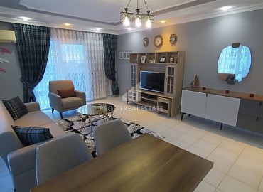 Stylish furnished two bedroom apartment 125 m2, with sea views, 350 meters from the beach, Tosmur, Alanya ID-13297 фото-2