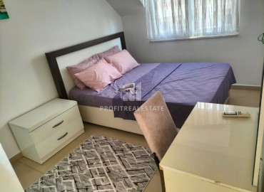 Duplex apartment 2 + 1, furnished and equipped, 300 meters from the sea, Alanya, center ID-13305 фото-11