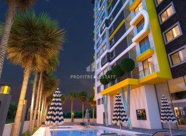 Новая квартира с двумя спальнями, 90м², в центре Махмутлара, с отличной локацией, в 100м от моря ID-13313 фото-1