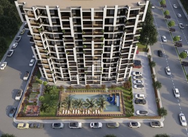 Предложение от строительной компании: уютные эргономичные квартиры, 60-105м², в районе Каргыпынары, Мерсин ID-13316 фото-9