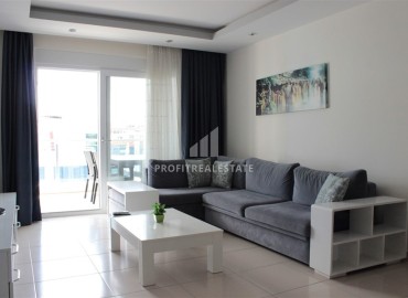 Уютная укомплектованная двухкомнатная квартира, 75м², в элитном комплексе в 300 м от моря в районе Кестель ID-13337 фото-9