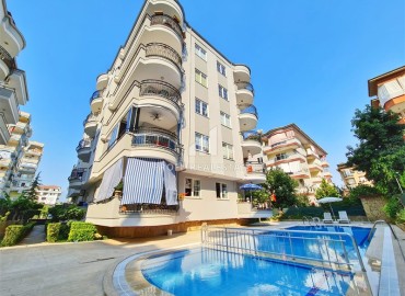 Cozy furnished penthouse 130 m2, with three bedrooms, 350 meters from the sea, Oba, Alanya ID-13340 фото-1