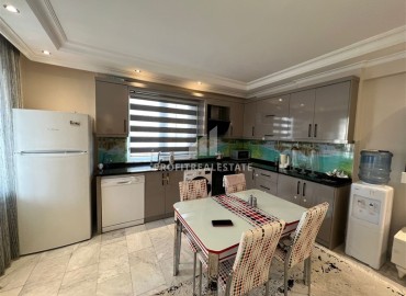 Cozy furnished penthouse 130 m2, with three bedrooms, 350 meters from the sea, Oba, Alanya ID-13340 фото-5