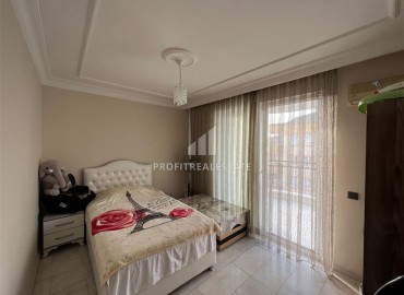 Cozy furnished penthouse 130 m2, with three bedrooms, 350 meters from the sea, Oba, Alanya ID-13340 фото-6